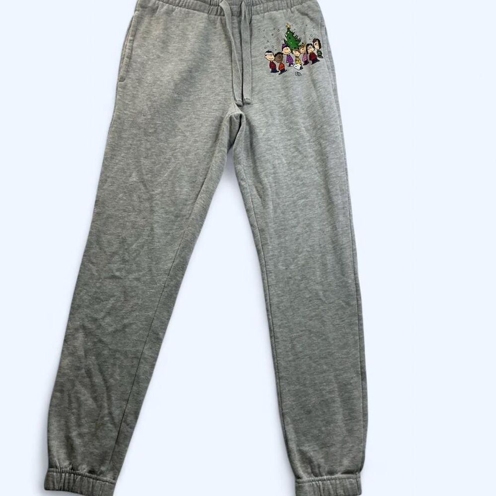 Peanuts Women's Grey Joggers-tracksuits